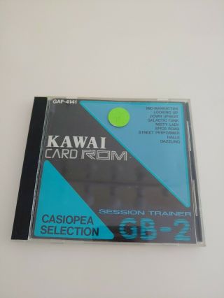 Kawai Session Trainer Gb2 Card Rom Gaf - 414 Casiopea Selection W/ Case Rare Find