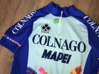 Colnago Mapei rare vintage cycling jersey size M 2