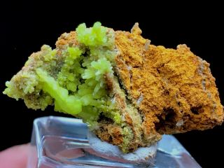 6.  6g Natural Green Pyromorphite Crystal Cluster Rare Mineral Specimens Guangxi