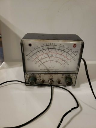 (1) Vintage Rca Senior Voltohmyst Wv - 98c Multimeter Usa