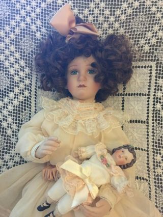 Vintage Pamela Phillips Sophie & Her Bru Porcelain Dolls,  & WOW 2