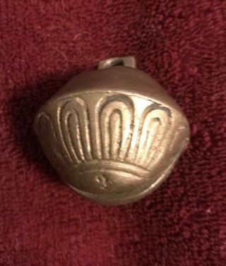 Rare Vintage Brass Christmas Sleigh Bell With 3 On Bell