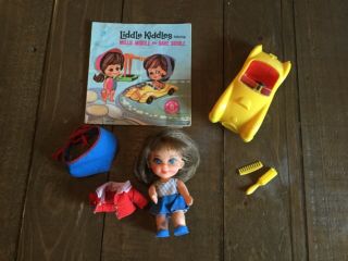 Vintage Liddle Kiddles 1965 Babe Biddle Ex/c With Komic Brush & Comb