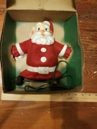 Antique Vintage Christmas Santa Tree Top And Wall Plaque,  (l - 90)