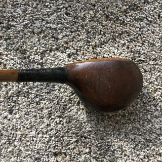 Antique Hickory Golf - R.  Forgan St.  Andrews Brassie, .