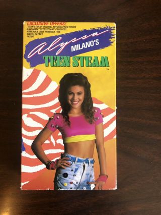 Rare 1988 Alyssa Milano’s Teen Steam Workout Dance Vhs