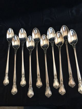 Gorham “chantilly” Sterling Ice Tea Spoons Priced Each One Have 10