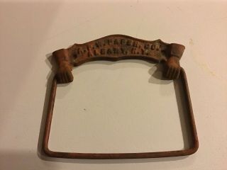 Antique Iron Toilet Paper Wall Mount Holder