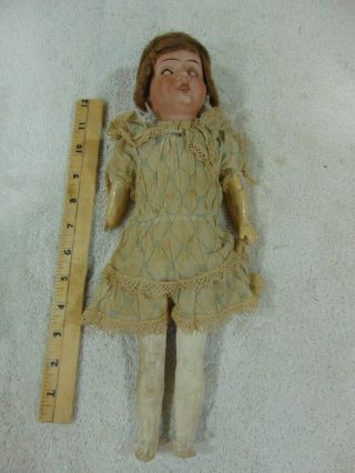 Antique German 21 Doll Porcelain Head Composition Body