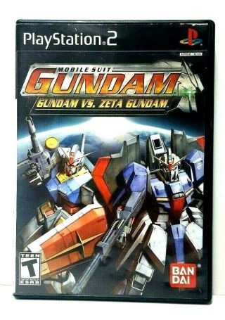 Ps2 Mobile Suit Gundam: Gundam Vs.  Zeta Gundam Complete Rare Playstation 2,  2005