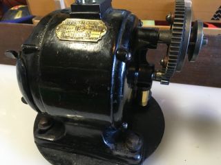 Rare Eck Motor Co.  Patent 1899 Collector 1/12 Hp 230 V.  43 Amps