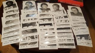 Late 1970s Baltimore Colts Wire Press Photo Complete Set 48 Players Rare 5x7