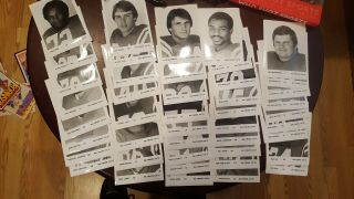 late 1970s baltimore colts wire press photo complete set 48 players rare 5x7 2