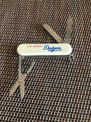 Rare Victorinox Classic Los Angeles La Dodgers Swiss Army Keychain Knife