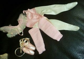 Vintage Pink Ballerina Set Doll Clothes Fits American Girl Doll & Others