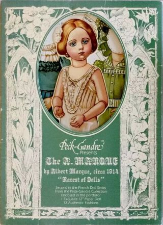 Peck - Gandre’s Second In French Paper Doll Series The A.  Marque “rarest Of Dolls”
