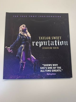 Taylor Swift Reputation Dvd Emmy Fyc Stadium Tour Netflix Special Rare Concert