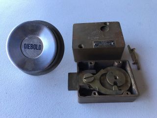 Diebold Antique Delayed Action Time Lock And Combintaion Lock