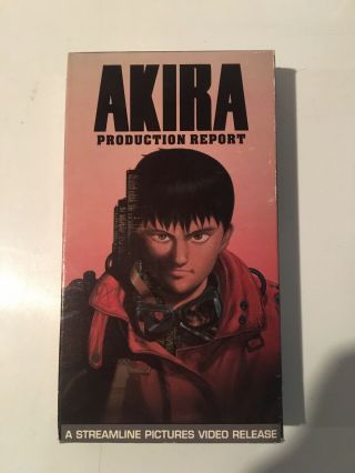Rare Oop Akira Production Report Vhs Video Tape Streamline Pictures Anime Manga