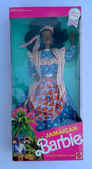 Vintage 1991 Mattel Jamaican Barbie Dolls Of The World