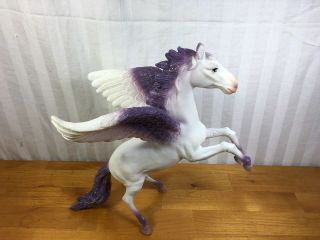 Toy Major Trading Co Pegasus Horse Wings Purple White Glitter Rare
