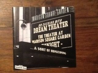 Dream Theatre - A Sort Of Homecoming Rare Fan Club Cd Prog Metal