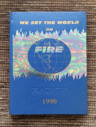 Rare 1990 Gibbs High School " Gladiator " Yearbook: St.  Petersburg,  Florida