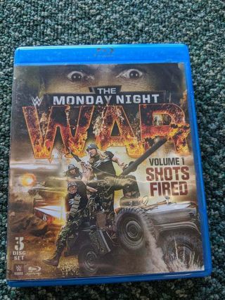 Wwe: Monday Night War,  Vol.  1 - Shots Fired Blu Ray Rare Wrestling