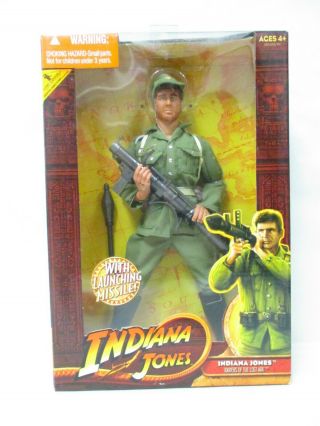 1/6 Scale 12 " Hasbro Indiana Jones German Uniform W/ Rocket Launcher Rare Misb