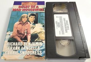 Diary Of A Mad Housewife (vhs) Rare Drama W/ Richard Benjamin (saturday The 14th