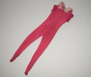 Vintage Debbie Drake Doll Pink Leotard Marx Ca 1961 Outfit