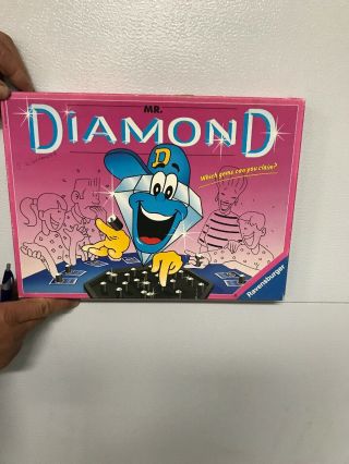 Vintage Ravensburger Mr.  Diamond Board Game 1994 Rare