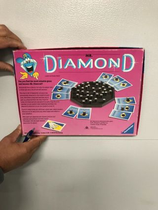 Vintage Ravensburger Mr.  Diamond Board Game 1994 RARE 2
