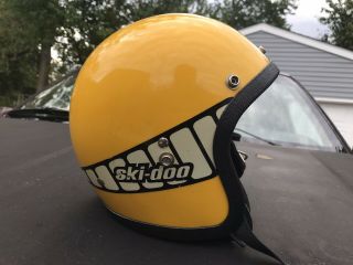 Vintage Ski - Doo Snowmobile Helmet Made In Usa Medium Z 90.  1