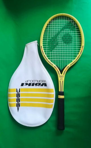 Very Rare Volkl World Cup Ns14 Tennis Racket And Cover L5