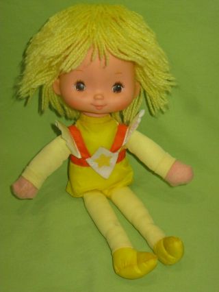 Vintage 1983 Rainbow Brite Canary Yellow 11 " Color Kid Doll In Outfit