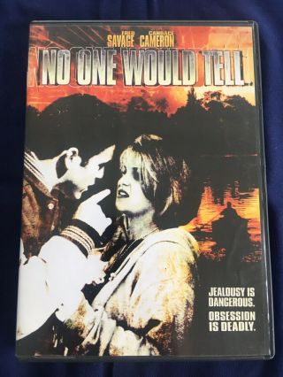No One Would Tell (dvd,  2006) Fred Savage,  Rare,  Oop,  & Plays Flawlessly