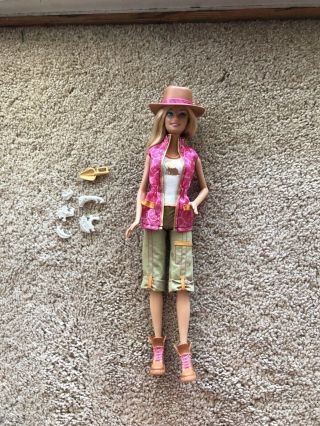 Complete Barbie I Can Be Paleontologist Doll Set Rare