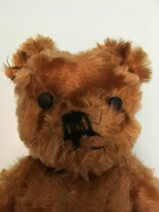 Antique Golden Mohair jointed Teddy Bear 2