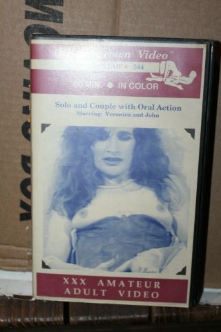 Vintage Homegrown Video Xxx Amateur Adult Vhs 344 Rare Erotic Solo Couple Oral