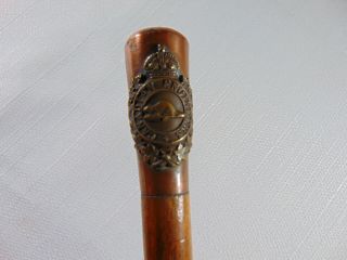 Royal Canadian Engineers Swagger Stick - Canadian Armed Forces - Ww 1 - Rare