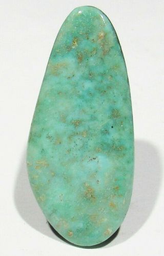 Large Rare Ultra Fine 28ct Natural Aaa Dry Creek Turquoise Cabochon 43mm X 19mm