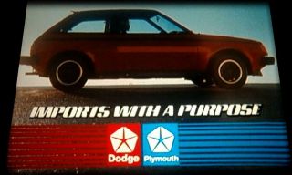 16mm Tv Commercial: 1984 Dodge Colt Turbo - Classic Vintage Network Ad - Rare