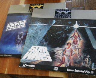 Star Wars And The Empire Strikes Back Laserdisc Wide Screen Ultra Rare