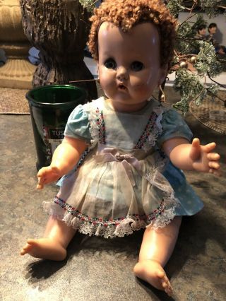 Vintage 1950’s Ideal 16” Betsy Wetsy Rubber Doll