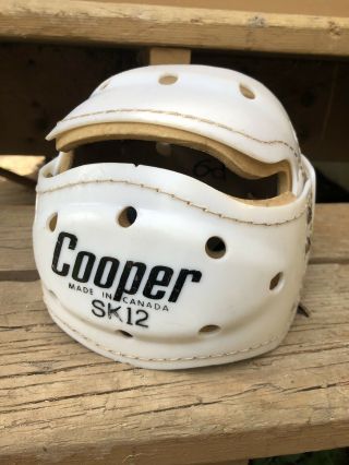 Vintage Cooper SK 12 Helmet Hockey Made in Canada Rare 2