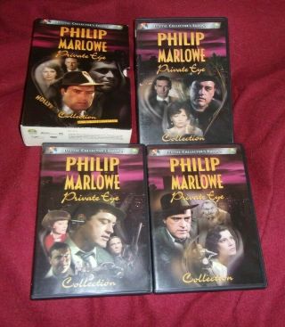 Philip Marlowe - Private Eye Rare Oop 3 Dvd Box Set Powers Boothe Complete