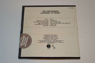 Rare The Pretenders Learning to Crawl Reel to Reel 3 ¾ ips,  Album,  Club R2R 2