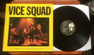 Vice Squad - Vice Squad 12” Punk 6 Track Ep - Rare 1981 Made In France For Uk Market