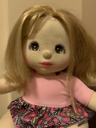 My Child Doll,  Blond Hair And Brown Eyes Stunner